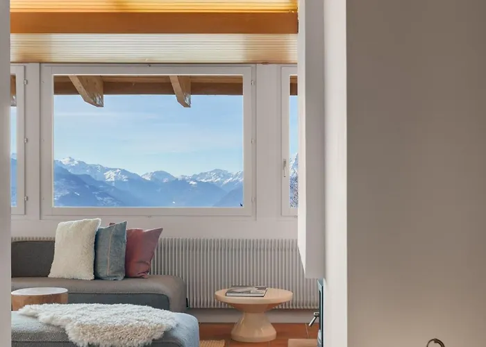 Le Balcon Des Alpes L Modernist L Cosyhome Lejlighed Crans-Montana